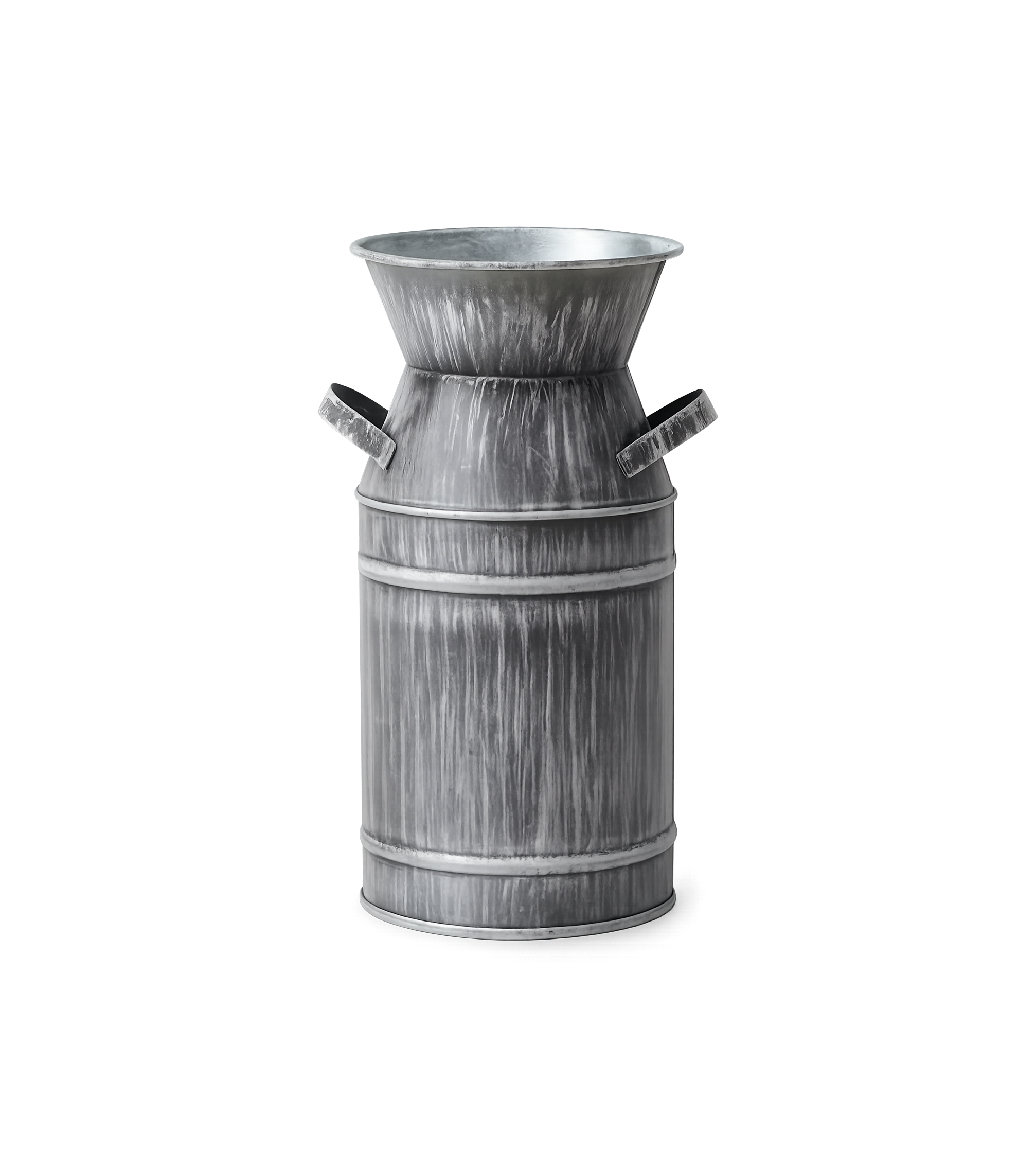 Bauernhaus-Metallvase